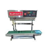 Budhrani By Master Machines Heavy Duty Continuous Vertical With Stand Ss Band Sealer, Automatic Band Sealing Machine, Automatic Packaging Machine - 1 Year Warranty Mm-04
