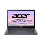 Acer Chromebook Intel Core i3-N305 Processor (Chrome OS/8 GB RAM/256 GB SSD/Intel Integrated Graphics/WiFi 6/53 Wh Battery) CB514-4H with 35.56 cm (14") Full HD IPS Display, Steel Gray, 1.43 KG