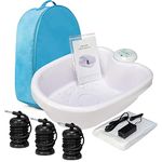 Wl Ionic Foot Bath Detox Machine, Foot Detox Spa, Ionic Foot Cleanse Ion Detox Foot Bath Spa Machine For Home Use Beauty Foot Care (Unit+100Liners+Bag)
