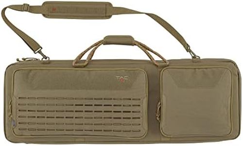 Allen Tac-Six 38" Lockable Squad Gun Case, Laser Cut Molle Front, Coyote, (10828)