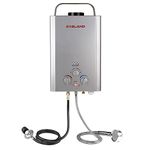 Tankless Water Heater, GASLAND Outdoors 6L 1.58GPM Propane Gas Water Heater, Overheating Protection, Portable Water Heater for RV Camping Cabin Barn Boat, Easy Installation