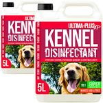 ULTIMA-PLUS XP Kennel Kleen - Disinfectant, Cleaner, Sanitiser, Deodoriser, Concentrated Formula For use in Kennels, Catteries, Hatches and More! (Cherry Fragrance, 10 Litres)