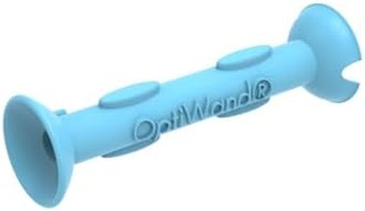OptiWand - Portable Soft Contact Lens Removal & Insertion Tool - Silicone Rubber Eye Lens Inserter & Remover Device with Pincher End & Finger Grips - Safe & Easy to Use, Travel Size – 1.75"