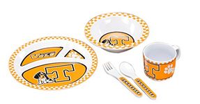 BSI NCAA Tennessee Volunteers 5-Piece Kids' Dish Set