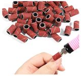 100pcs Sanding Bands For Nail Drill Grinding Sand For Electric Nail Art Manicure Grit File Sand Piece Set Nail File Gel Polish Remover Manicure Pedicure