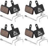 Zacro 4 Pairs Bike Brake Pads, Ceramic Bicycle Disc Brake Pads Fit for Tektro Shimano TRP Deore Br-M575 B01s Mt200 M525 M515 T615 T675 M505 M495 M486 M485, Mountain MTB Ebike Brake Pads Replacement