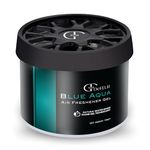 Defeur Blue Aqua Gel Car Perfume | 120g Leakproof Air Freshener | Aqua Scent Car Perfume | Long-Lasting 45 Days | Premium Car Accessories