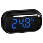 EEEKit Digital Aquarium Thermometer, Touch Screen Fish Tank Thermometer with Accurate Temperature Sensor, Energy-Saving & Stick-on Thermometer for Tropical Fish Cold Water Fish Turtle Reptiles