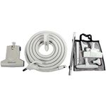 Cen-Tec Systems TurboCat Air Turbine Tool Attachments for Central Vacuums, Gray, 40 Ft. Hose