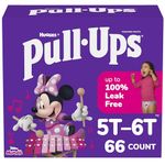 Girls Potty Training Underwear, Easy Open Training Pants 5T-6T Pull-Ups Learning Designs for Toddlers, 66ct 1 Month Supply