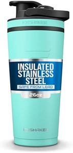 Ice Shaker 26 Oz Shaker Bottle, Stainless Steel Water Bottle and Protein Shaker, As Seen on Shark Tank, Reusable Stainless Steel Water Bottle, Gym Water Bottle, Mint