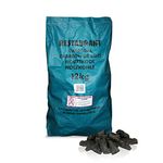 12KG of Premium Grade Large Lumpwood Restaurant Cooking Charcoal Comes with The Log Hut Woven Sack