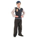 Fun Shack WW2 Evacuee Costume Boy, WW2 Costumes for Kids, Boys Evacuee Costume Boys, Kids WW2 Costume Boys Large