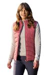 Mountain Warehouse Opal Womens Padded Gilet - Lightweight Ladies Body Warmer, Water Resistant Sleeveless Jacket with Front Pockets - For Light Rain, Autumn, Winter Soft Pink Women's Size 20