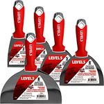 Joint Knife Set, Stainless Steel - LEVEL5 | Pro-Grade | Sheetrock Gyprock Drywall Plasterboard | 5-602