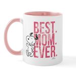 CafePress Snoopy Best Mom Ever Mug 11 oz (325 ml) Ceramic Coffee Mug