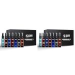 BEARDO Legendary 7 Assorted Perfume Gift Set For Men 7X8Ml With Long Lasting Liquid Wood Fragrances | Travel Pack With Mariner Whisky Smoke Dark Side God Father Tsunami & Black Musk (Pack Of 2)