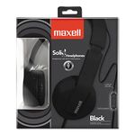 Maxell MAX290103 Solid 2 Headphones, Black Headphone