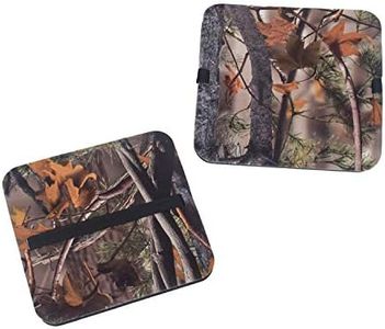 Mydays Hunting Seat Cushion, Camo Foam Mat, Stadium Seat Pad with Adjustable Strap, Moisture Proof Sitting Pad, Great for Outdoor Sports, Adventure Field, Camping, Picnic and Fishing (Camo, 2 Pack)