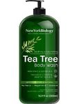 New York Biology Tea Tree Body Wash - Helps Nail Fungus, Athletes Foot, Ringworms, Jock Itch, Acne, Eczema & Body Odor, Soothes Itching & Promotes Healthy Skin and Feet - 500 ml