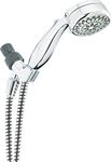 DELTA FAUCET 75701 7-Spray Touch Clean Hand Held Shower Head with Hose, Chrome, 2