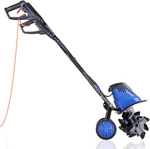 Hyundai 1500W Electric Garden Tiller – 6 Steel Blades, 45cm Width, 22cm Depth