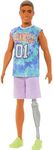 Mattel - Barbie Ken Fashionista Doll with Jersey and Prosthetic Leg