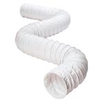 Deflecto Vent Hose 3" Dia X 50 ' L White