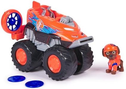 PAW Patrol: Rescue Wheels Zuma’s Hovercraft, Toy Truck with Projectile Launcher and Collectible Action Figure, Kids Toys for Boys & Girls Ages 3+