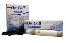 100 Sterile Lancets and Auto Lancing Device by On Call