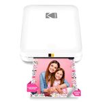 KODAK Step Slim Instant Smartphone Photo Printer - Portable Sleek Color Wireless Mobile Printer -Zink 2x3 Inch Sticky-Back Photos -Print from iOS & Android Devices with Bluetooth w/the Fun App - White
