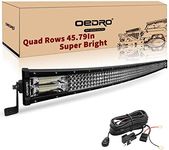 OEDRO LED Light Bar Curved with Wir