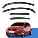 EdgeVisors Wind Deflectors Set Fits: VW Polo MK5 2009-2017 5 Door Hatchback 4pc