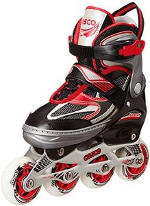Cosco Unisex Sprint Roller Skates Inline_Skate_Wheel, Small (Red)