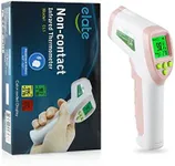 Elate No Touch Forehead Thermometer - Non-Contact Baby Temporal Thermometer - Medical Grade, Hygienic, Accurate, Instant Read Touchless Fever Thermometer for Adults and Kids - FSA HSA - Pink