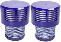 2 Pack HEPA Replacement for Dyson V10 Filter Cyclone Series, V10 Animal, V10 Absolute, V10 Total Clean, SV12 Vacuum Cleaner, Compatible with Dyson No. 969082-01 Filter Parts, Reusable and Washable