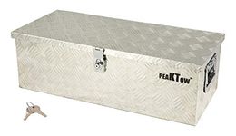 PEAKTOW PTB0003 Heavy Duty Aluminum 30 x 13 Inch Truck Pickup Underbody Tool Box w/Lock