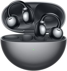 HUAWEI FreeClip, Groundbreaking Aesthetic Design, Feather-Light Wearing, Open-Ear Listening, AI Crystal-Clear Call, Long Battery Life, Dual-Device Connections, Black