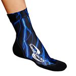 Vincere Sand Socks Beach Volleyball, Soccer, Snorkeling, Diving Blue Lightning L