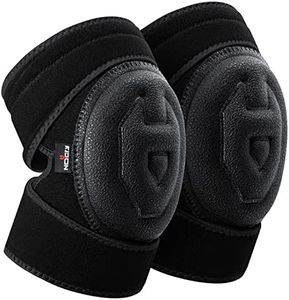 NoCry Gel Knee Pads for Men & Women with Waterproof Anti-Slip Cap and Adjustable Non-Slip Straps — Perfect Gardening Knee Pads; Work Knee Pads for Women & Men or Soft Knee Pads