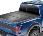 VEVOR Tri-Fold Truck Bed Tonneau Cover, Compatible with 2015-2024 Ford F-150, Lightning, Styleside 5.5' (65.4") Bed, Fit 5.6' x 5.4'/5.5' x 5.4' (67.1" x 65.2"/65.4" x 65.2") Inside Bed, 400lbs, Black