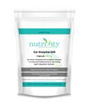 CoQ10 Supplement 300mg Vegan Caps Co Enzyme CQ10 High Strength Naturally Fermented Ubiquinone Co Q10 Supplements Coenzyme Q10 Powerful Antioxidant Supplement Co Enzyme Cq10 UK Made Nutrivity (120)