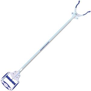 Grabber Buddy Innovative Reacher Tool, White, Blue, Aluminum, 36 inch