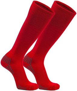 Franklin Sports Youth Baseball Socks, Red, Large