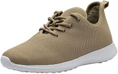 Alpine Swiss Riley Mens Knit Fashion Sneakers Lightweight Athletic Walking Tennis Shoes 13 M US Khaki