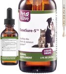 PetAlive EaseSure-S - All Natural Herbal Supplement for Symptoms of Pet Seizures - Reduces Involuntary Muscle Movements and Twitching in Dogs and Cats - 59 mL