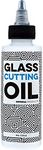 Impresa Glass Cutting Oil with Precision Application Top - 4 oz - Great for Stained Glass, Bottles, Tiles, and Mirrors - Custom-Formulated for Various Glass Cutting Tools and Applications