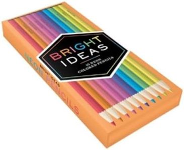 Chronicle Books Bright Ideas Neon Colored Pencils: 10 Colored Pencils
