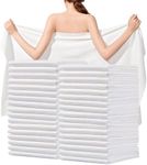 Tvvcalk Disposable Bath Towels, 50 Pack 55" x 27.5" Ultra Soft, Quick Dry Disposable Body Towels, Portable Travel Towel for Hotel Camping Beach Swimming Gym Sauna Spa, Personal Care Pet Towels