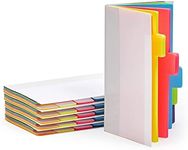 6 Pack Sticky Notepads with Dot Graph Paper, 6 Index Tabs (3x5 in, 360 Sheets)